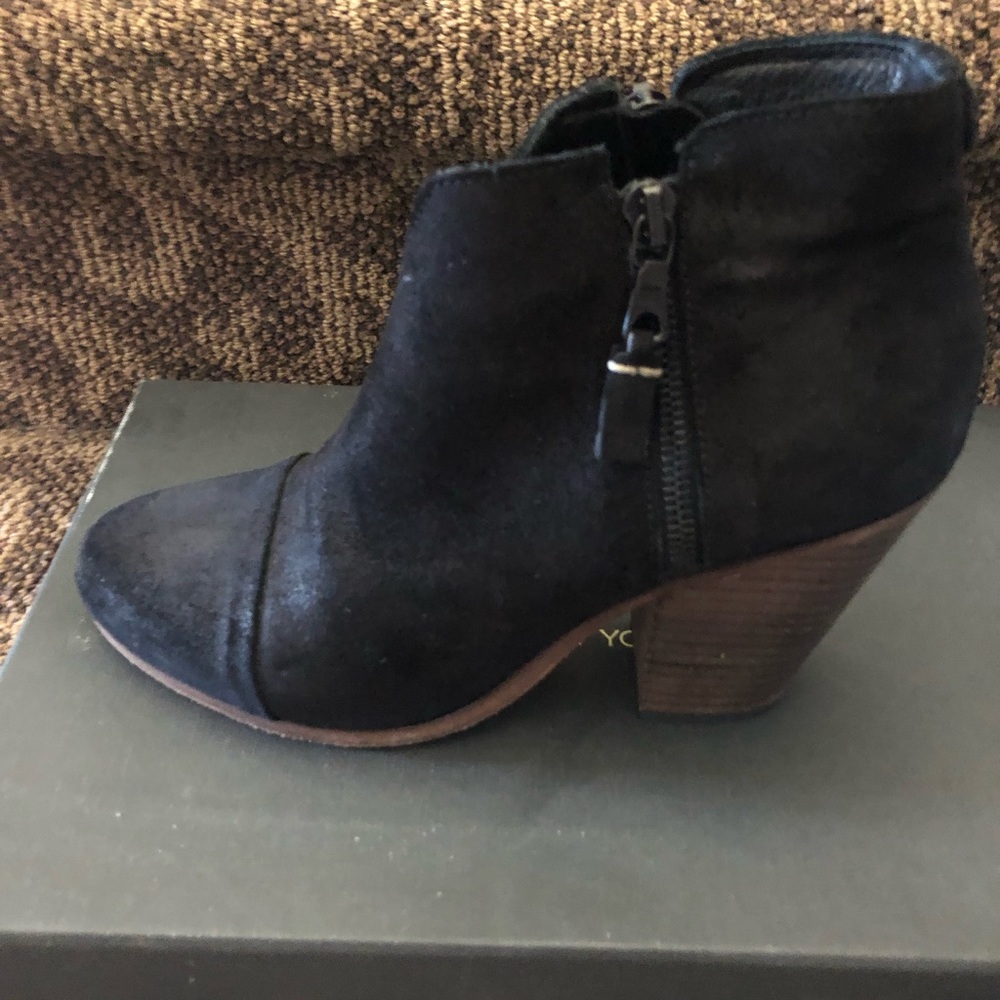 Rag and Bone Black Booties